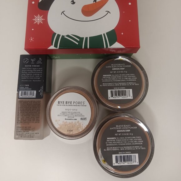 LOT OF FOUR / MAKE-UP FINISHING POWDER & SATIN FINISH FOUNDATION - Picture 2 of 5